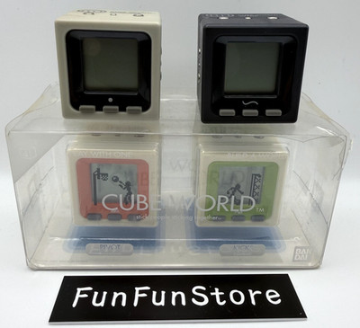 Bandai Cube World Set 4pcs 2Cases Electronic Toy Collectible Ships