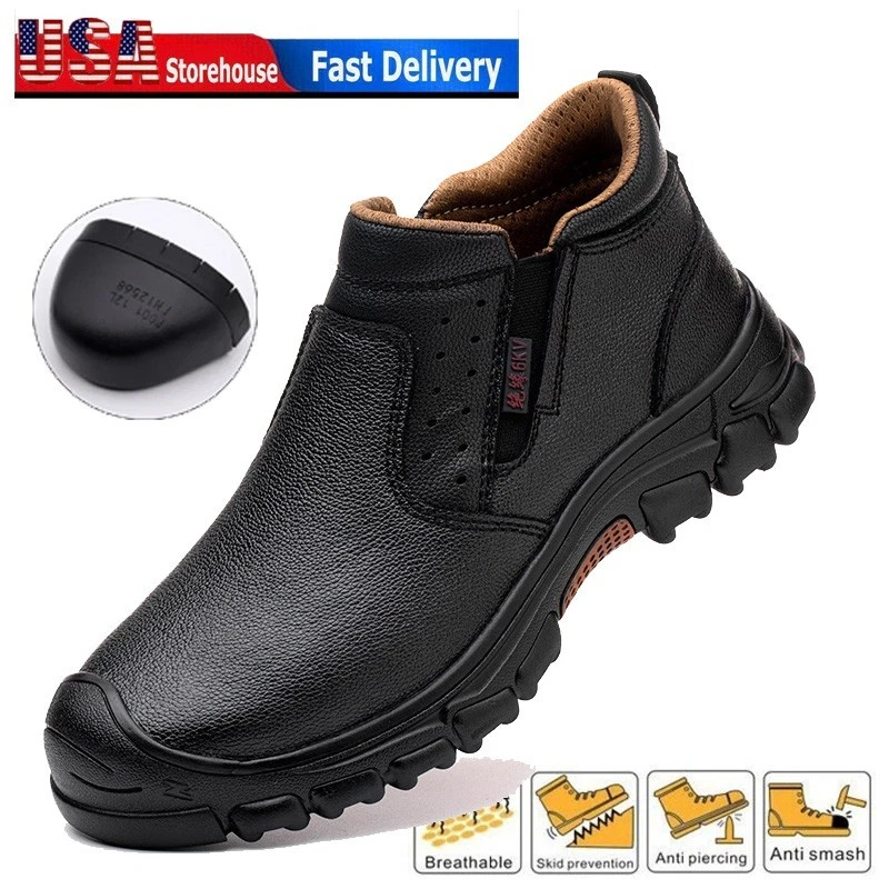 Men's Safety Shoes Composite Toe Indestructible Work Boots Lightweight Sneakers
Opens in a new windo