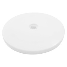 White Turntable Organizer 6 Inch, Acrylic Rotating Turntable Platter Swivel P...
