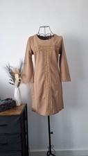 Lace trim insert 3/4 sleeve dress size S