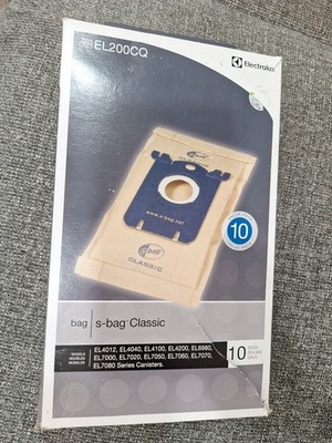 ELECTROLUX VACUUM BAGS EL200CQ S BAG CLASSIC OPEN BOX 9 BAGS ONE MISSING