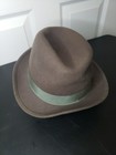 Brown Homburg Hat Size Small — photo 4