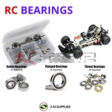 RCScrewZ Rubber Shielded Bearings kyo038r for Kyosho GP Four II 31821 SET