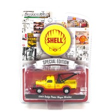 Greenlight Shell Oil 41155 1949 Dodge Power Wagon Wrecker 164 Diecast