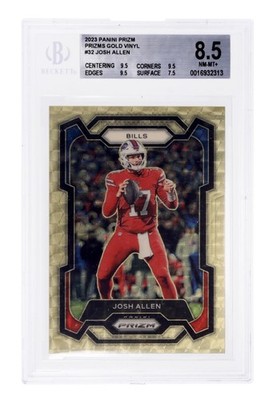 2023 Josh Allen Prizm Gold Vinyl 1/5 BGS 8.5