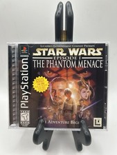 Star Wars: Episode I The Phantom Menace (Sony PlayStation 1, 1999) PS1 CIB