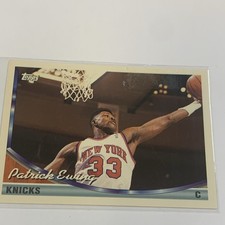 Topps 1993-94 Patrick Ewing #300 New York Knicks NBA Basketball Card