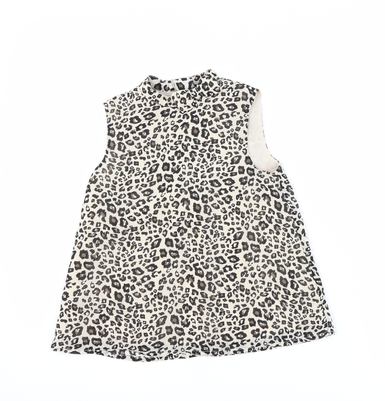 George Girls Green Animal Print  Basic Tank Size 5-6 Years