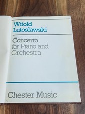 Concerto for Piano and Orchestra By Witold Lutoslawski