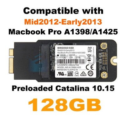 128GB SSD For MacBook Pro A1398 Mid 2012 Early 2013 A1425 Late 2012 Early 2013