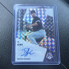2021 Panini Mosaic Dylan Cease Rookie Autograph Toronto Blue Jays RC AM-DC Prizm
