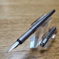 Montblanc Noblesse Penna Stilografica Slim Light Acciaio Inox EF Pennino Autentica
