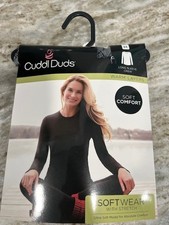 Cuddl Duds Soft Comfort Long Sleeve Crew Women's Size M NEW