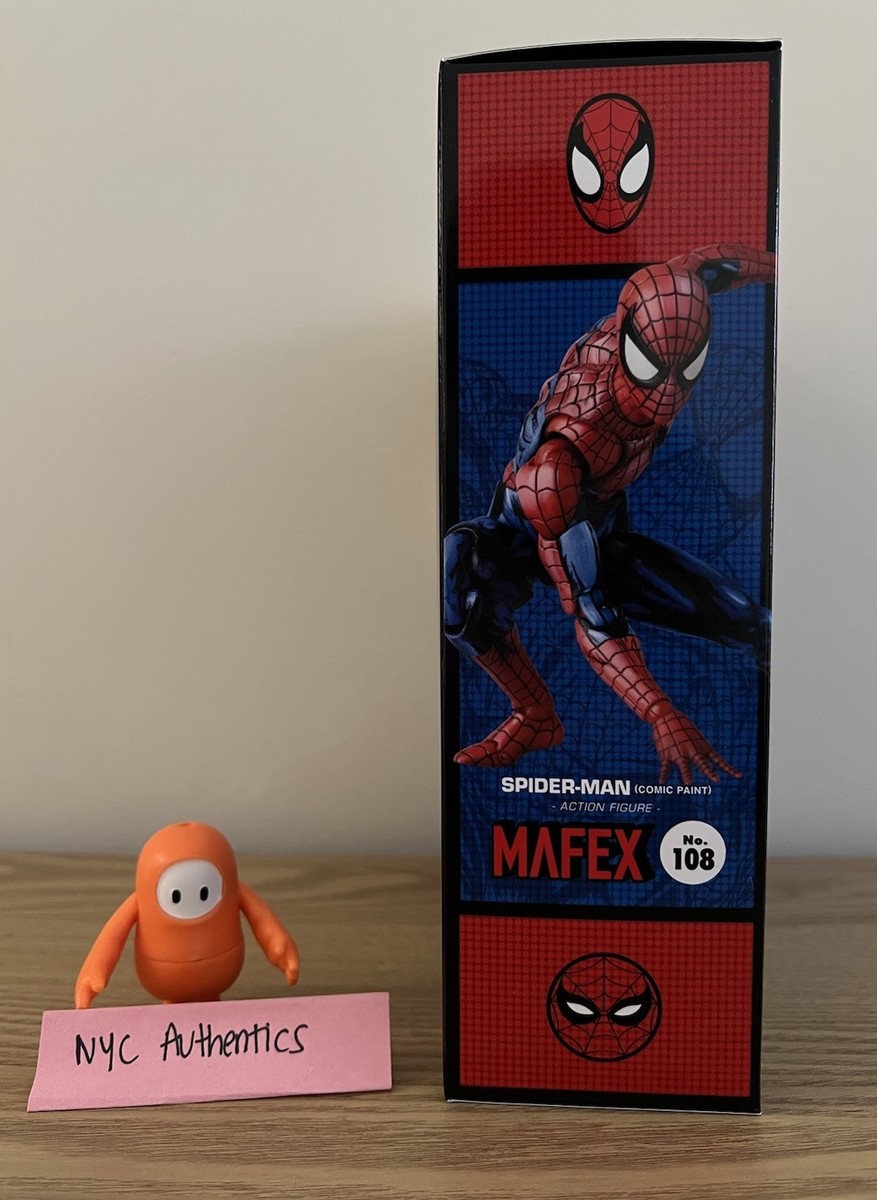 Mafex No. 108 - Comic Paint Ver Spiderman - Reissue - New In Box
