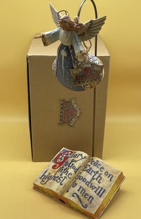 Jim Shore Peace On Earth Heartwood Creek Angel Nativity Figurine #118943 W/Box!