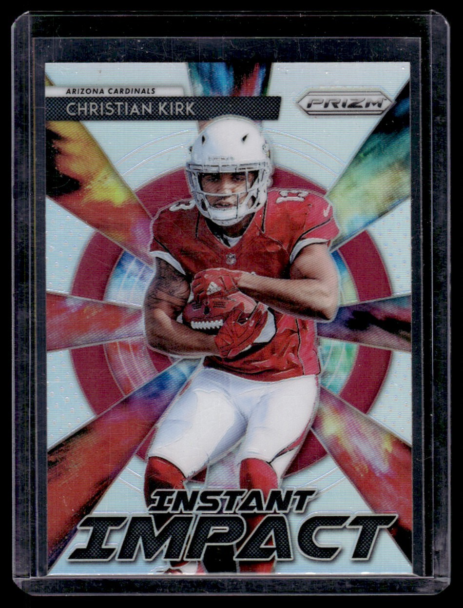 2018 Panini Prizm Instant Impact Silver Christian Kirk Rookie Arizona Cardinals