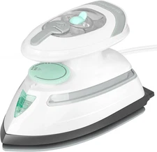 Mini Travel Steam Iron for Clothes with Dual Voltage, Temperature Control, Non-S