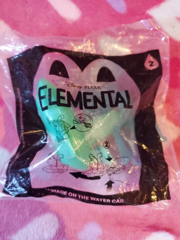 2023 MCDONALDS HAPPY MEAL TOY Elemental #2 WADE ON THE WATER CAR