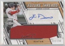 2019 Elite Extra Edition Future Threads Signatures Black Jarren Duran Auto 8vc
