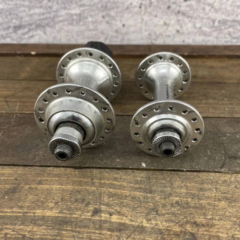 Formula Road Bike Hub Set 32H Rear 28H Front 130mm Alloy Sealed Bearing Pair - Image 4 of 4