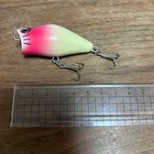 Arcadia Leaf Butch Wooden Old Lure Pearl Color Floating Used