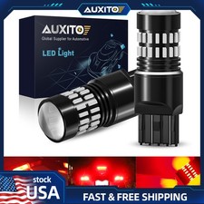 2X 3156 AUXITO 3157 LED Bulb Super RED Brake Light Tail Stop Singal Light