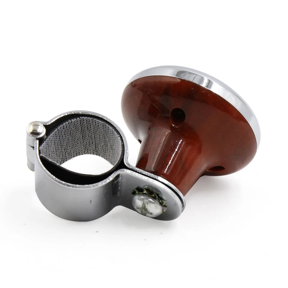 Brown Crown Pattern Design Car Steering Wheel Knob Power Handle for Auto Car — 第 4/4 张图片