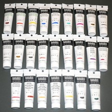 25 Premium Colors  -Liquitex Heavy Body Acrylics - 2 oz Tubes - Retail 293.96