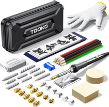 96Pcs Wood Burning Kit, Professional Wood Burner Pen Tool, Creative Tool Set Adj