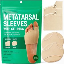 Metatarsal Pads for Women  Men   Gel Ball of Foot Cushions for Pain Relief  ...