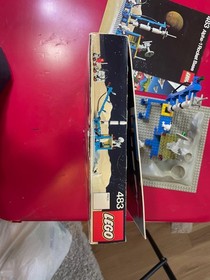 LEGO VINTAGE SPACE 483 - ALPHA-1 ROCKET BASE - COMPLETE WITH BOX INSTR INSERTS