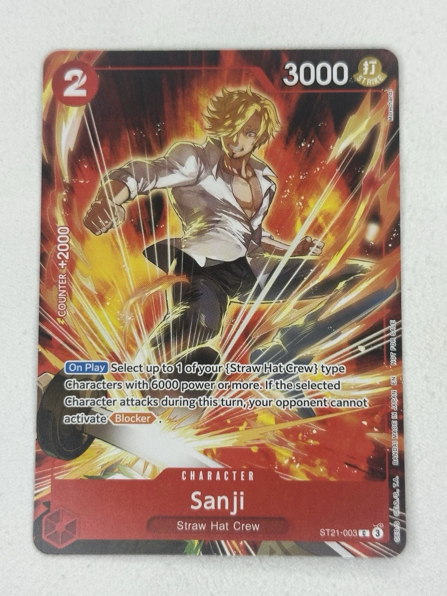 Sanji ST21-003 One Piece Promotion Cards for sale | eBay