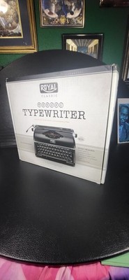 Royal Classic Manual Typewriter Black Open Box New Condition*sealed Inside Box