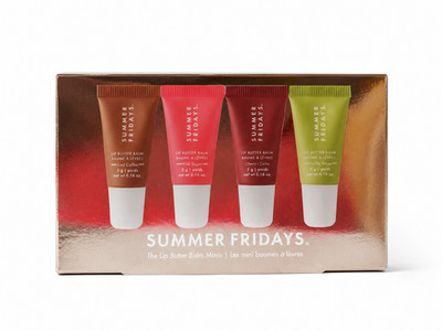 Summer Fridays The Lip Butter Balm Minis Set 4x5g Lippenpflege Geschenkset