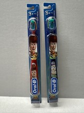 Lot Of 2 Oral-B Toothbrush Extra Soft 3 YRS Disney Pixar Toy Story Woody  Buzz