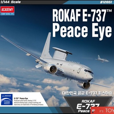 Academy 1/144 ROKAF B-737 Peace Eye Korea AEW&C Boeing Plastic model kit #12651