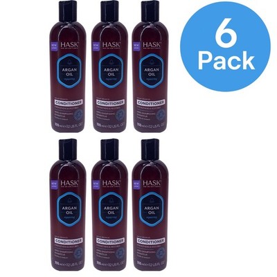 HASK Argan Oil Repairing Conditioner Strengthens & Restores 12 fl oz 6 Pack Set