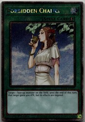 Forbidden Chalice RA04-EN137 Platinum Secret Rare Quarter Century Stampede