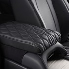 Black Car Center Console Armrest Cushion Mat Pad Cover Car Accessories Universal