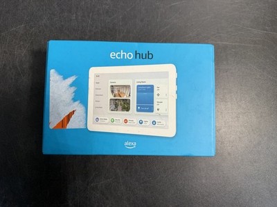 Amazon Echo Hub 8'' Smart Home Control Panel with Alexa White Model G6A87E OB