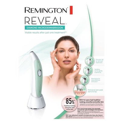 Remington Mikrodermabrasion Poren-Reiniger Haut Akne Mitesser Sauger Vakuum