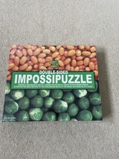 BAKED BEANS / BRUSSEL SPROUTS DOUBLE-SIDED IMPOSSIPUZZLE JIGSAW PUZZLE 550 PIECE