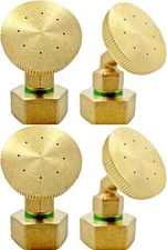 Misting Nozzle,Heavy Duty Garden Hose Mister Nozzle, Adjustable Water 8-Hole 