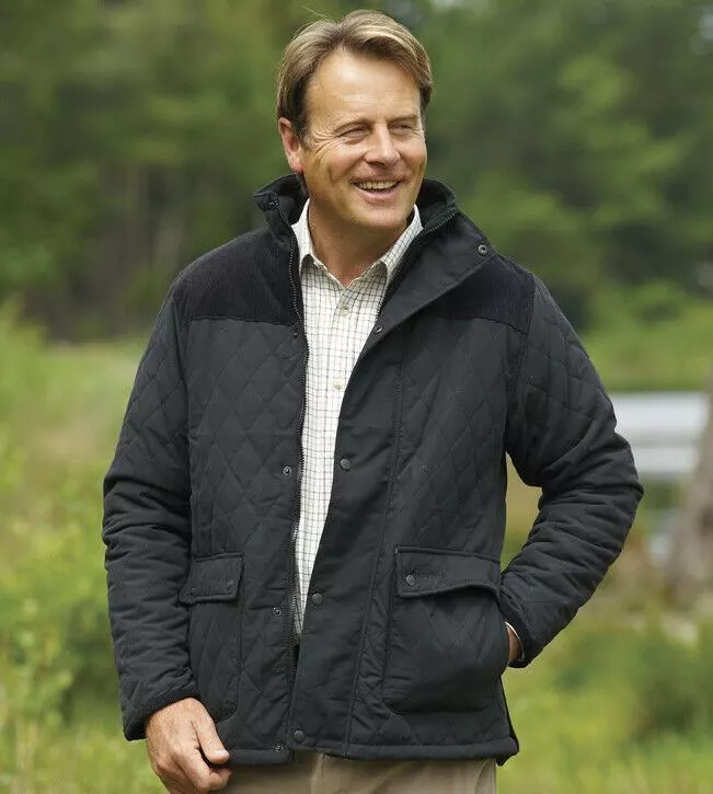 Country Estate Champion Lewis Quilt Jacket Black Men s Country Hunting Shooting