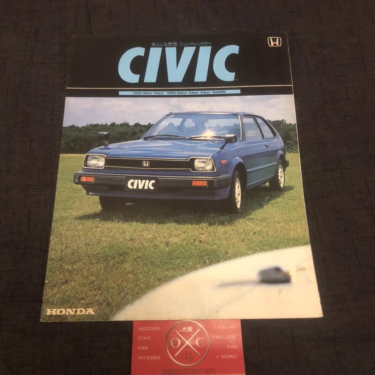 2G Honda Civic JDM Brochure CVCC Hatchback Sedan 80-83 82 81 Rare