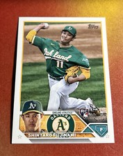 2023 Topps #561 Shintaro Fujinami RC Oakland Athletics Rookie Card