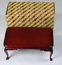 Vintage Doll House Victorian Wood Coffee Table, Concord Miniature  # 471