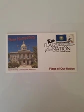 First Day Cover - Flags of our Nation (Series of 2008 - 2012) New Hampshire