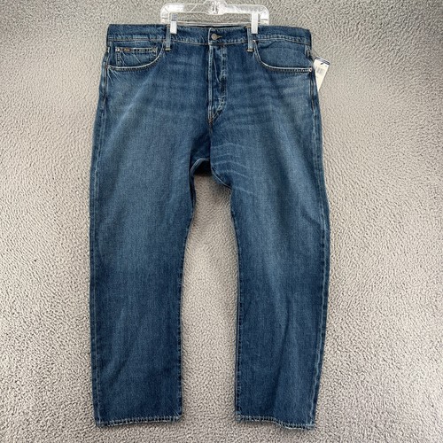 Pantalones de mezclilla elásticos Polo Ralph Lauren para hombre 40X32 botón mosca calce clásico - Imagen 1 de 15