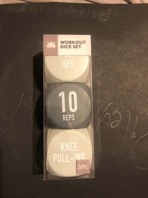 3 piece Workout Dice Set